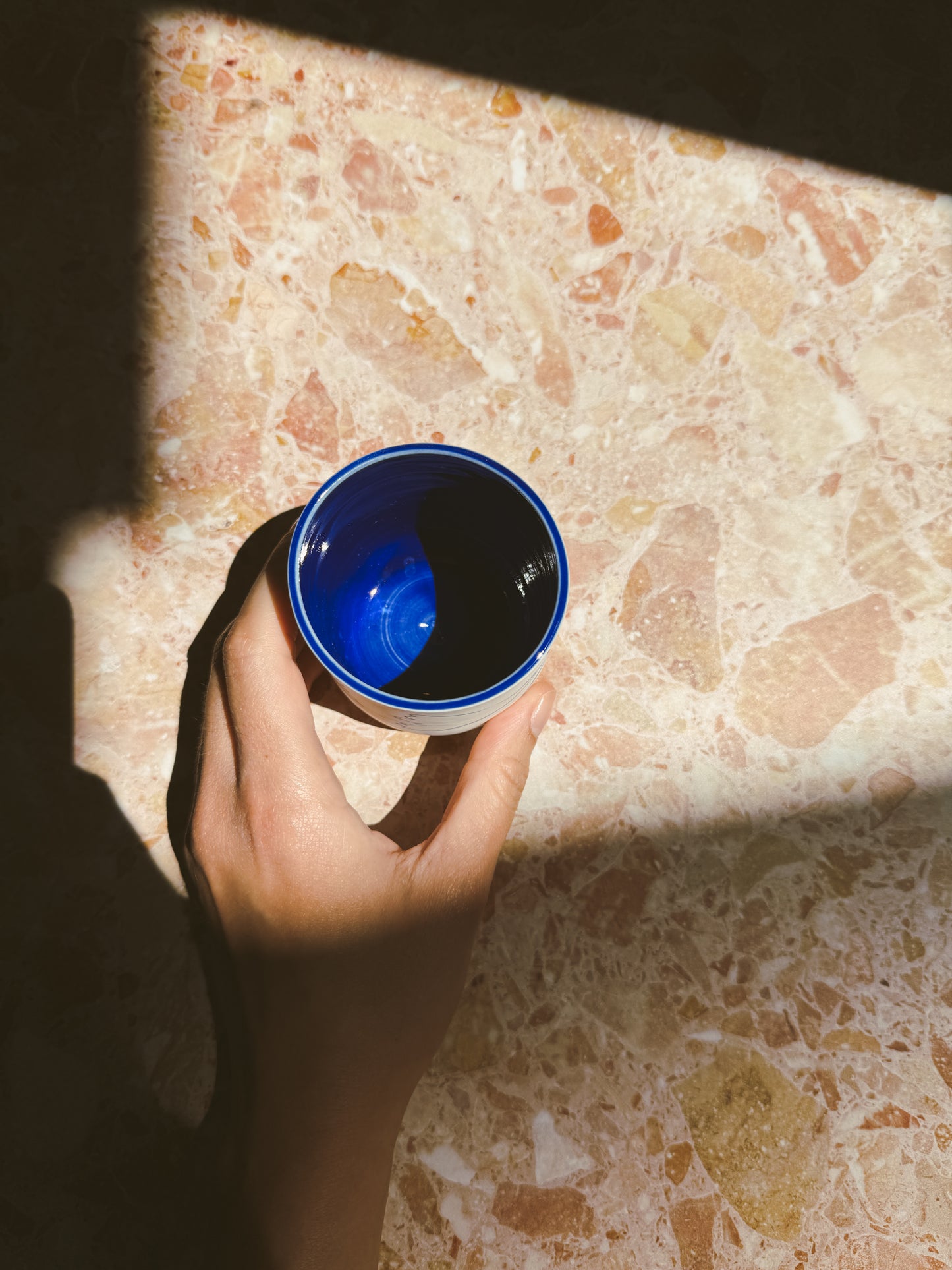 The Ritual Tumbler- Lovebirds in Blue
