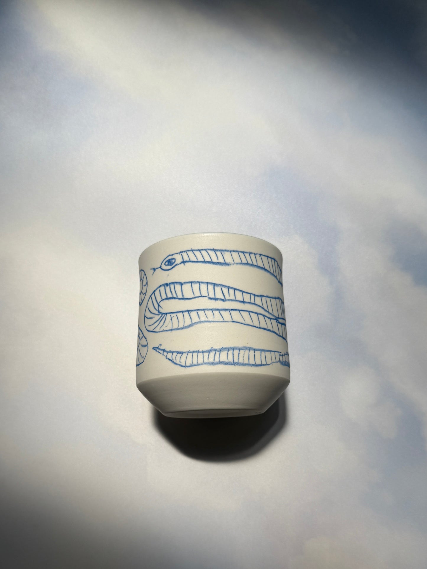 The Ritual Tumbler- Serpentine in Blue