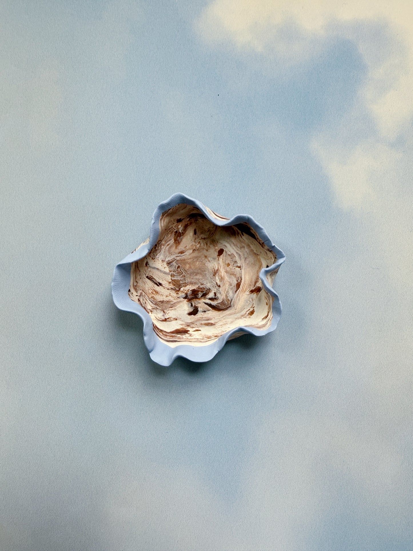 The Ring Dish- Swirled with a touch of periwinkle