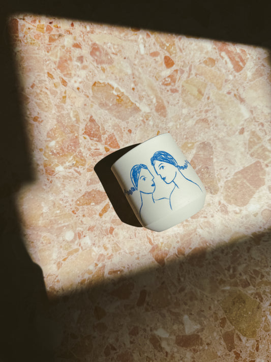 The Ritual Tumbler- Twin Flames in Blue