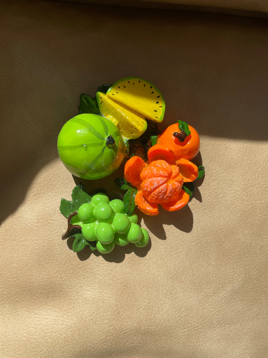 Grandma Fruit Magnets